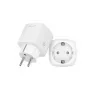 Inteligentna wtyczka TRUST 71301 — gniazdko wewnętrzne Wi‑Fi, 3000 W, biała, 52×52×86 mm