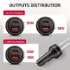 Ładowarka samochodowa AXAGON PWC-PQ48, 48W, USB-C (PD3.0) + USB-A (QC4+), wejście 12–24V, czarna