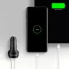 Ładowarka samochodowa AXAGON PWC-PQ48, 48W, USB-C (PD3.0) + USB-A (QC4+), wejście 12–24V, czarna