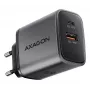 Ładowarka ścienna AXAGON ACU-PQ67, 67W, PD3.0 + QC4+, 1x USB-C + 1x USB-A, 100–240 V, szary/czarny