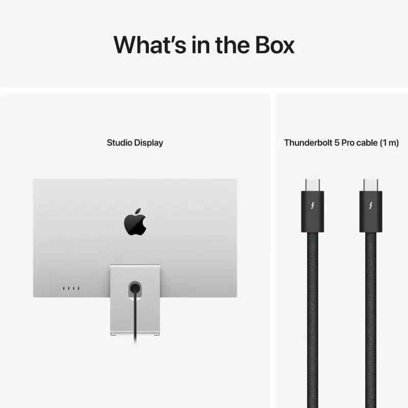 Monitor Apple Studio Display 27 cali 5K Ultra HD (5120×2880), LED, regulowana podstawa, Srebrny