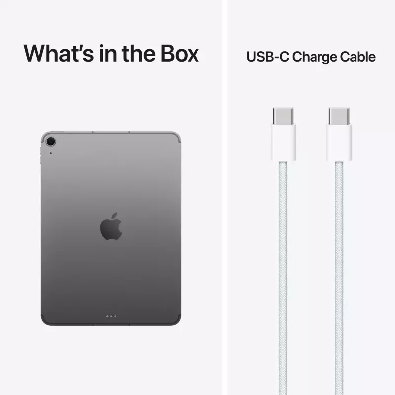 Tablet Apple iPad Air 11 cali Wi‑Fi + Cellular 256 GB, M4, 12 GB RAM, 5G, Gwiezdna szarość