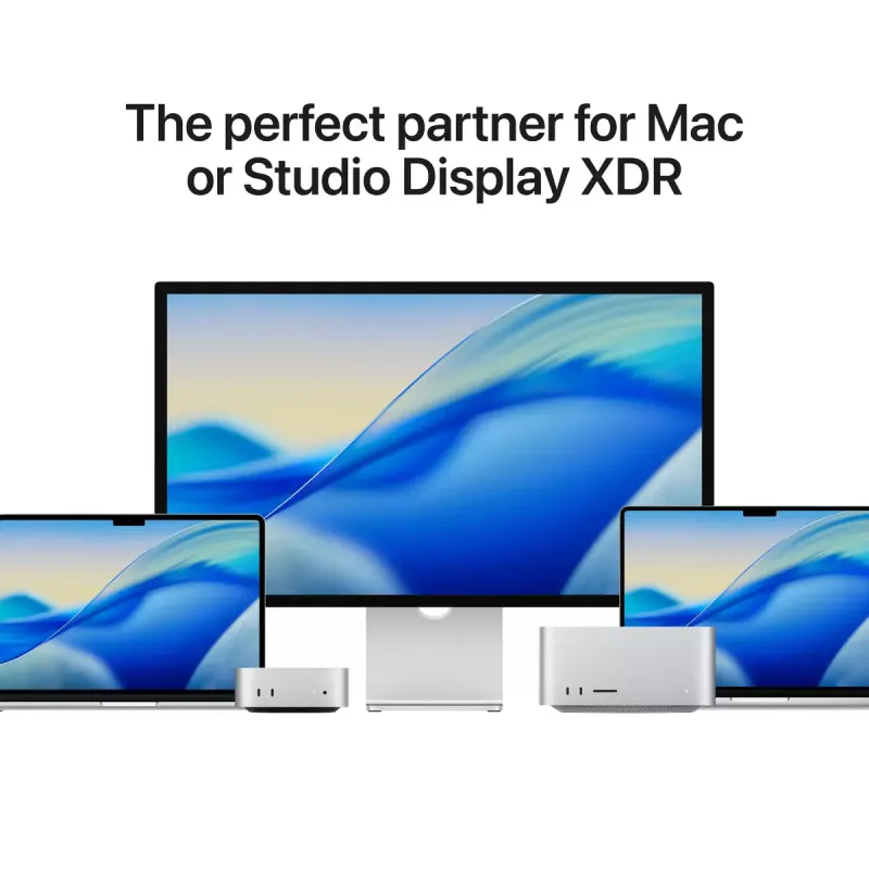Monitor Apple Studio Display 27 cali 5K (5120×2880) LED, szkło standardowe, montaż VESA, srebrny
