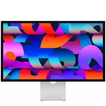 Monitor Apple Studio Display 27 cali (68,6 cm) 5K Ultra HD LED, szkło nano-teksturowane, adapter montażowy VESA, srebrny