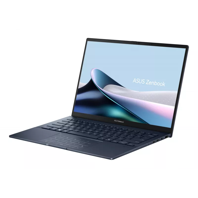Laptop ASUS Zenbook 14 OLED UX3405CA — Intel Core Ultra 7 255H, 14 cali 3K Dotyk, 32 GB LPDDR5x, 1 TB SSD, Intel Arc 140T, Windows 11 Home, Niebieski