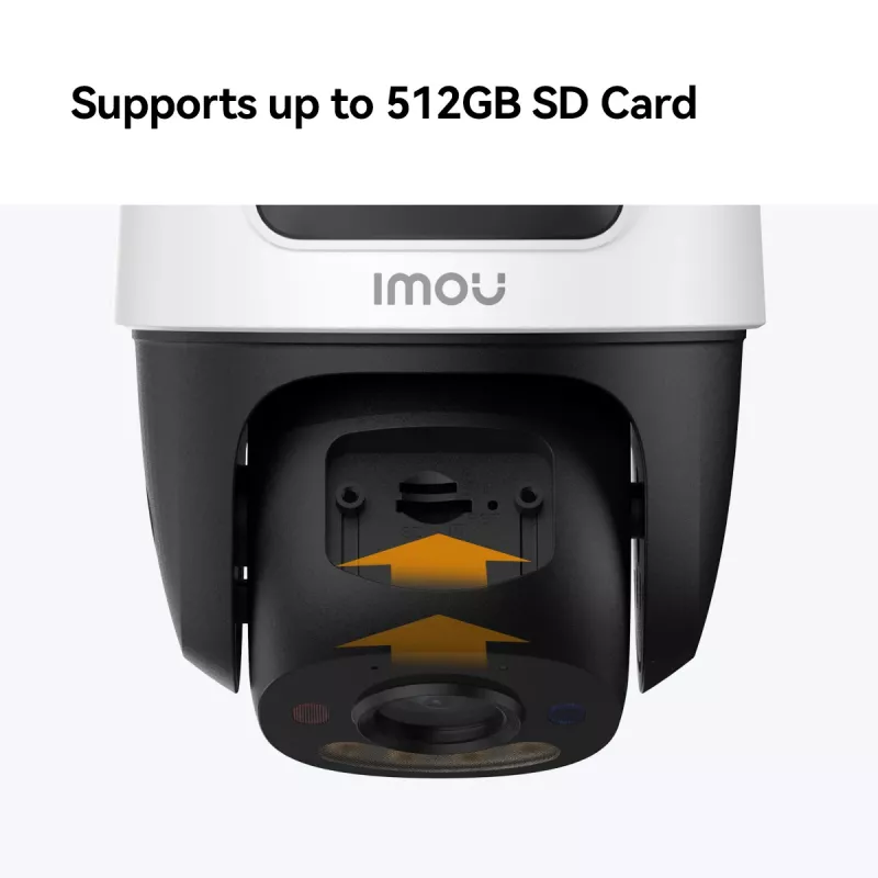 Kamera IP do monitoringu IMOU Cruiser Dual 2C 4G Turret zewnętrzna 2304×1296 obiektyw 3,6 mm sufit/ściana