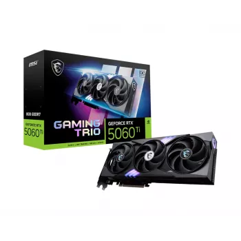 Karta graficzna MSI GeForce RTX 5060 Ti 8G GAMING TRIO OC — 8 GB GDDR7, 128-bit, PCIe 5.0, 3-fan