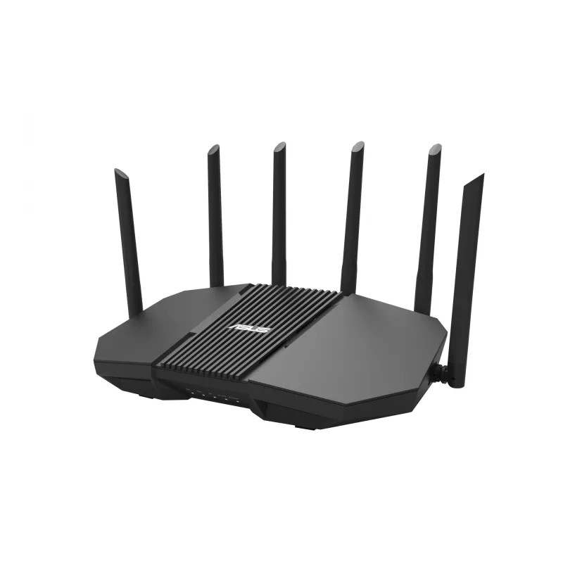 Router stołowy ASUS RT-BE90U BE9400 AiMesh — Trójzakresowe Wi‑Fi 7 (2.4/5/6 GHz), 9400 Mbps, 2.5 Gigabit Ethernet, 4× RJ‑45 LAN, USB, Czarny