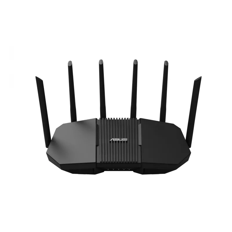 Router stołowy ASUS RT-BE90U BE9400 AiMesh — Trójzakresowe Wi‑Fi 7 (2.4/5/6 GHz), 9400 Mbps, 2.5 Gigabit Ethernet, 4× RJ‑45 LAN, USB, Czarny