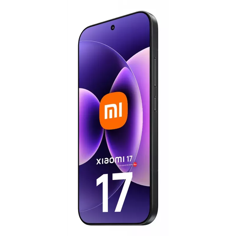 Smartfon Xiaomi 17 — wyświetlacz 16 cm (6,3 cala), Snapdragon 8 Elite Gen 5, 12 GB RAM, 512 GB, potrójny aparat 50 MP, 6330 mAh, czarny
