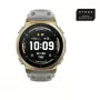 Smartwatch Amazfit T-rex 3 Pro 44 mm, 1.32 cala AMOLED 466×466, 16 GB, 64 MB RAM, GPS, Wi‑Fi, wodoszczelny 45 m, złota koperta, szary pasek silikonowy
