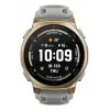 Smartwatch Amazfit T-rex 3 Pro 44 mm, 1.32 cala AMOLED 466×466, 16 GB, 64 MB RAM, GPS, Wi‑Fi, wodoszczelny 45 m, złota koperta, szary pasek silikonowy