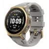 Smartwatch Amazfit T-rex 3 Pro 44 mm, 1.32 cala AMOLED 466×466, 16 GB, 64 MB RAM, GPS, Wi‑Fi, wodoszczelny 45 m, złota koperta, szary pasek silikonowy