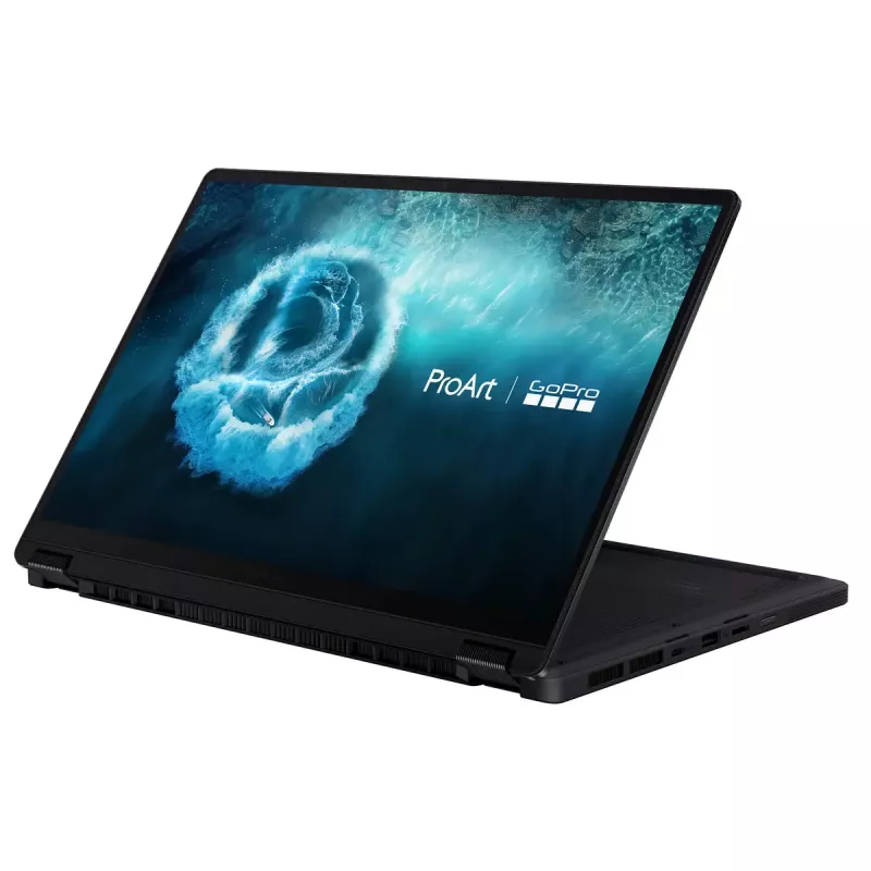 Laptop konwertowalny 2-w-1 ASUS ProArt PX13 HN7306EAC GoPro Edition — AMD Ryzen AI Max+ 395, 3 GHz, 13,3 cala 3K dotykowy, 128 GB LPDDR5x, 1 TB SSD, Windows 11 Pro, Czarny