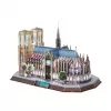 Puzzle 3D CubicFun Notre Dame (światło) — model DA-20509, lekka edycja podświetlana