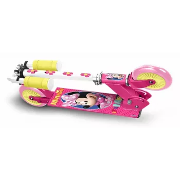 Hulajnoga Pulio STAMP 2-Wheel Minnie — dziecięca dwukołowa hulajnoga kopana, kompaktowa konstrukcja