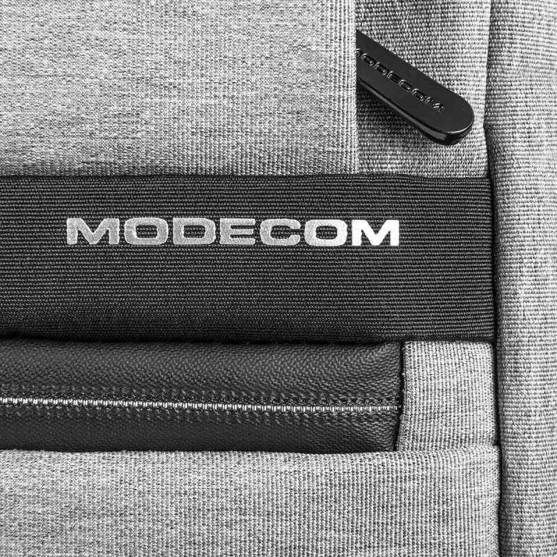 Plecak Modecom SMART 15 Czarno-szary Poliester 15,6 cala