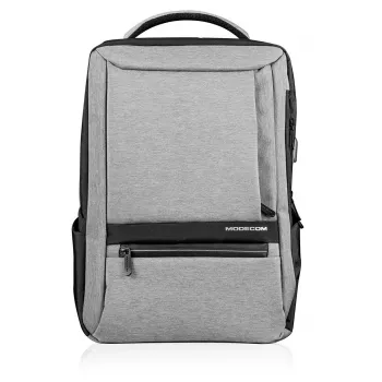 Plecak Modecom SMART 15 Czarno-szary Poliester 15,6 cala