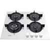 Whirlpool AKT 625/WH Czarny, Biały Do zabudowy 60 cm Gazowy 4 stref(y)