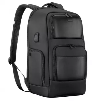 Plecak na laptopa MODECOM CREATIVE 15,6 cala — ochronna komora na laptopy 15,6 cala, wiele kieszeni, wyściełane szelki