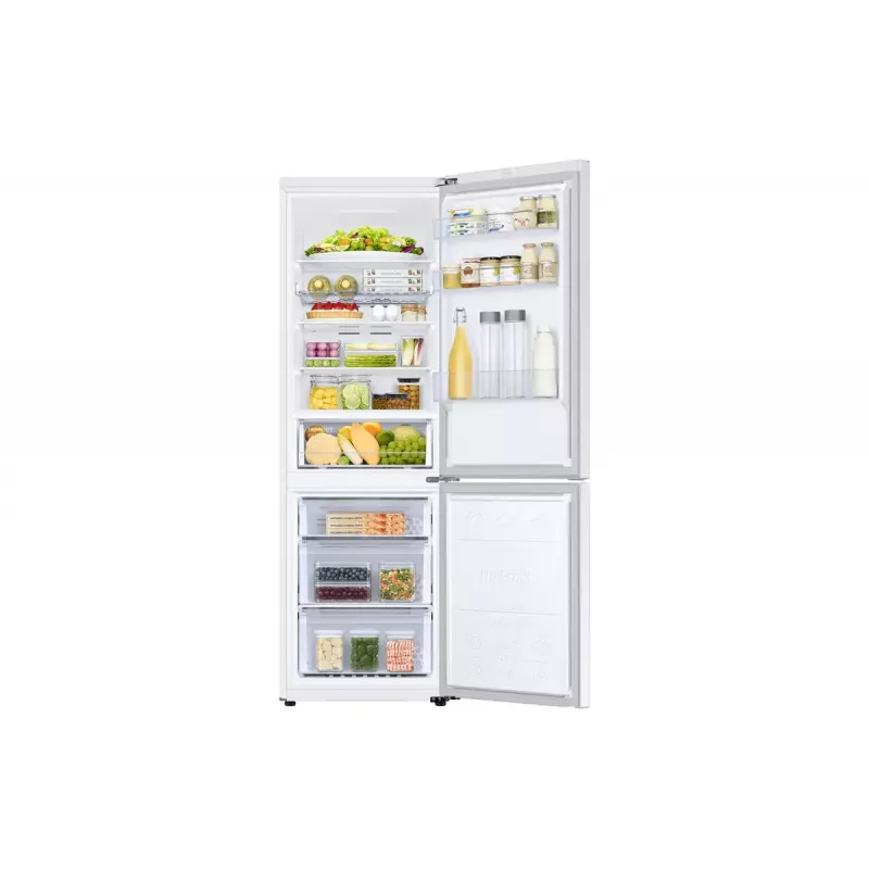 Lodówka wolnostojąca Samsung RB34C672EWW – 344 L łącznie (chłodziarka 230 L / zamrażalnik 114 L), No Frost, biała