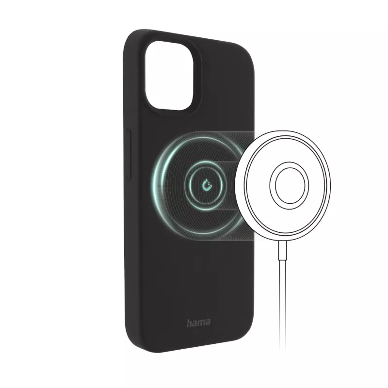 Hama MagCase Finest Feel PRO etui do telefonu 15,5 cm (6,1 cala) Pokrywa Czarny