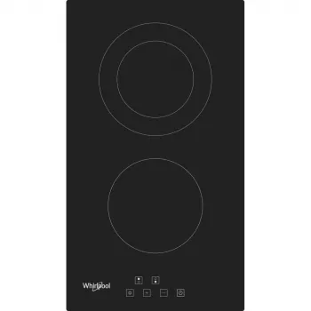 Whirlpool WRD 6030 B Czarny Built-in 30 cm Ceramic hob 2 zone(s)