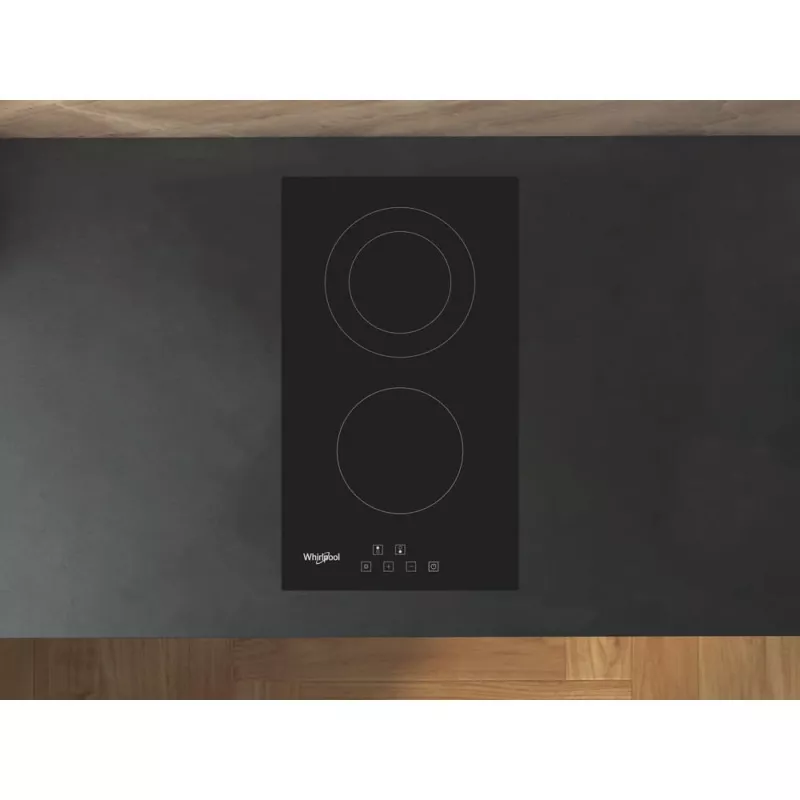 Whirlpool WRD 6030 B Czarny Built-in 30 cm Ceramic hob 2 zone(s)