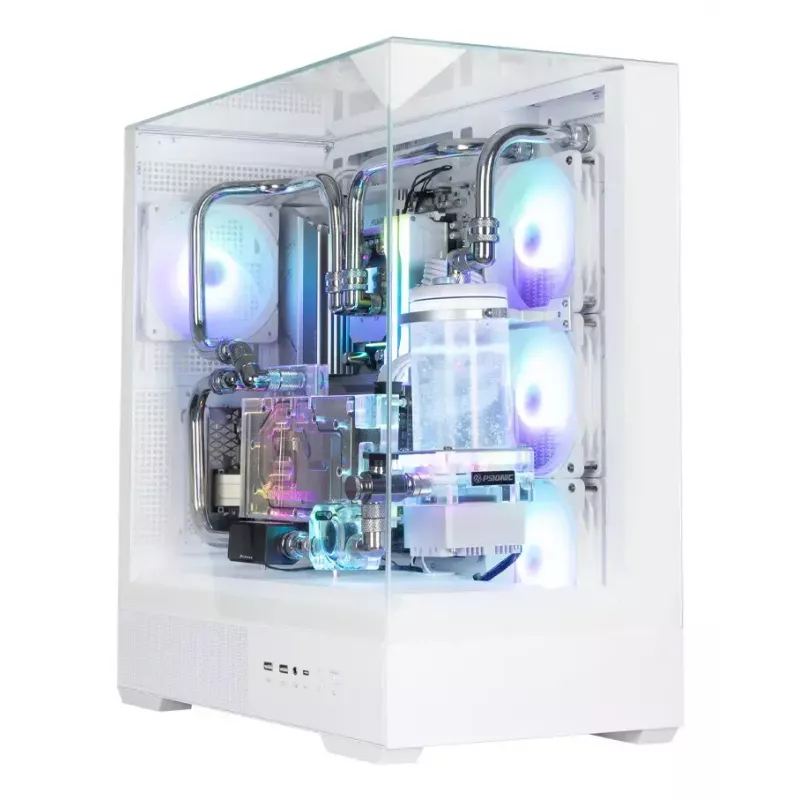 Obudowa PC Zalman P40 Prism Plus biały Midi Tower