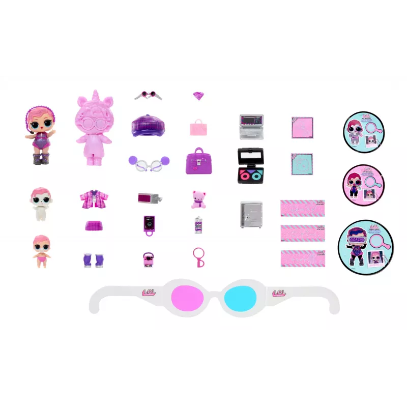 Mini lalka L.O.L. Surprise! Eye Spy Ultimate Unboxing Wielokolorowa