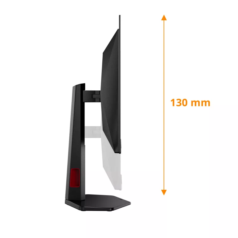 AOC G4 Q27G4SDR monitor komputerowy 67,3 cm (26,5 cala) 2560 x 1440 pikseli Quad HD QD-OLED Czarny, Czerwony