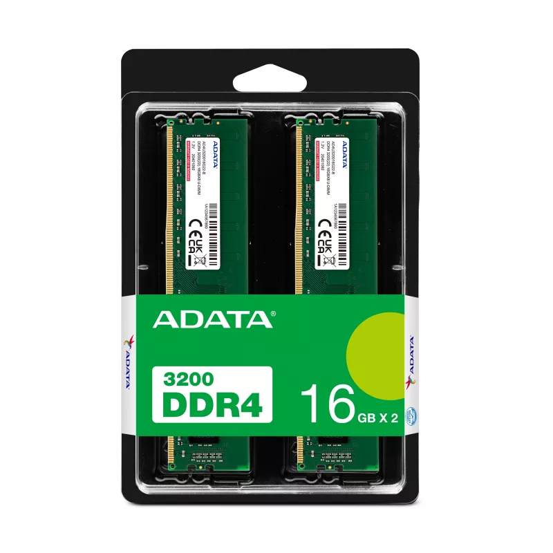 Moduł pamięci ADATA AD4U320016G22-DTGN 32 GB (2 x 16 GB) DDR4 3200 MHz 288-pin DIMM