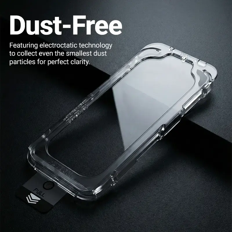 Szkło hartowane Crong EasyShield 2-pack do iPhone 17 / 17 Pro / 16 Pro, aluminokrzemianowe, błyszczące