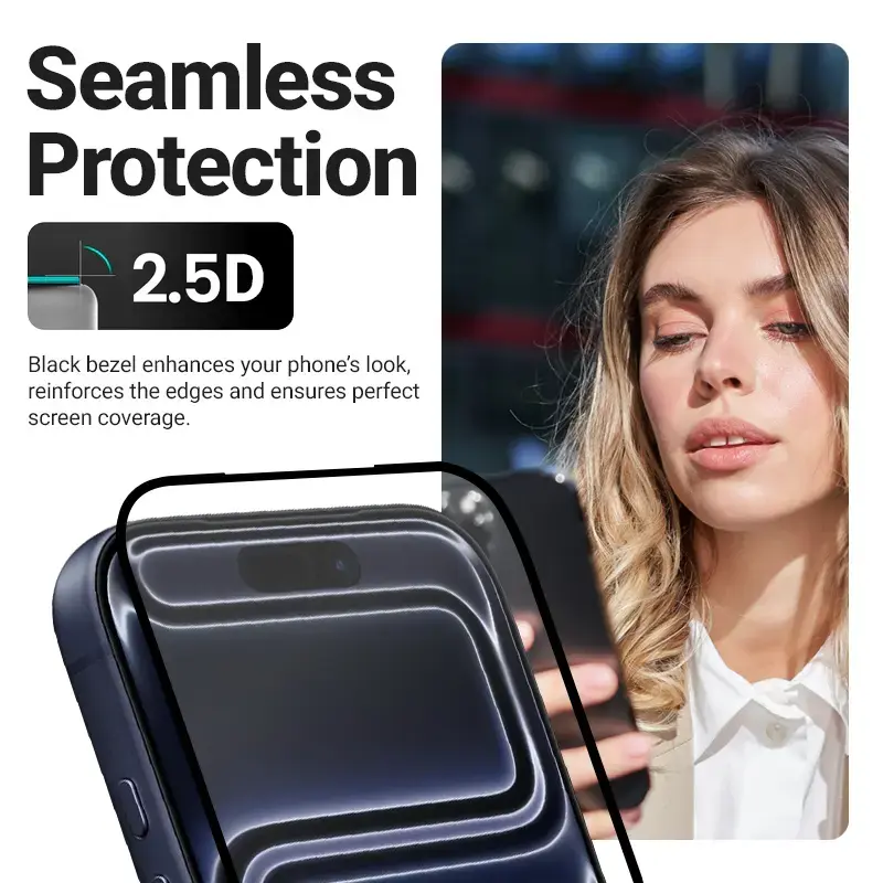 Szkło hartowane Crong EasyShield 2-pack do iPhone 17 / 17 Pro / 16 Pro, aluminokrzemianowe, błyszczące