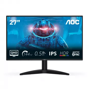 Monitor komputerowy AOC B3 Q27B36X 68,6 cm (27 cali) 2560 x 1440 pikseli Quad HD LED Czarny