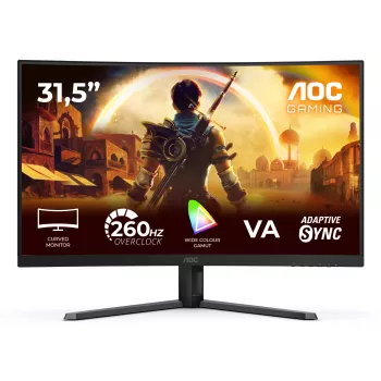 Monitor komputerowy AOC G4 C32G42ZE 80 cm (31,5 cala) 1920 x 1080 pikseli Full HD LED czarny, czerwony