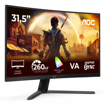 Monitor komputerowy AOC G4 C32G42ZE 80 cm (31,5 cala) 1920 x 1080 pikseli Full HD LED czarny, czerwony
