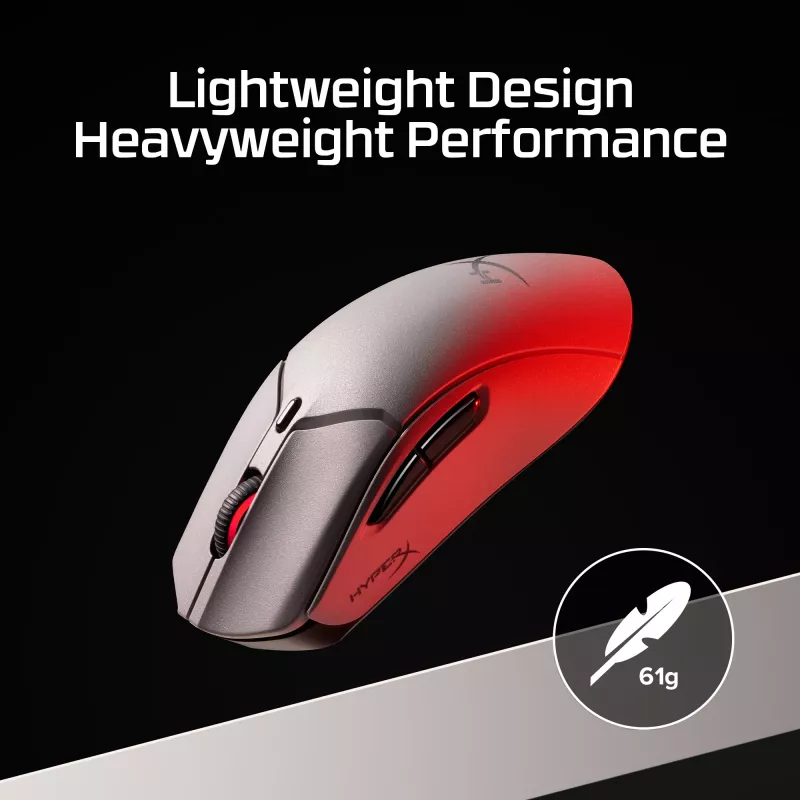 HyperX Pulsefire Haste 2 Pro - Bezprzewodowa mysz gamingowa 4K