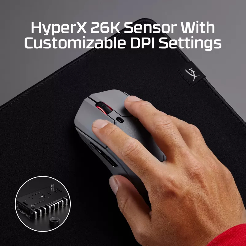 HyperX Pulsefire Haste 2 Pro - Bezprzewodowa mysz gamingowa 4K