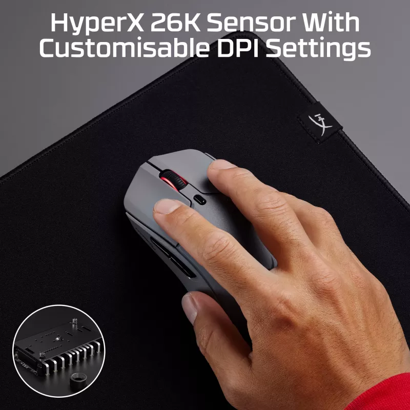 HyperX Pulsefire Haste 2 Pro - Bezprzewodowa mysz gamingowa 4K