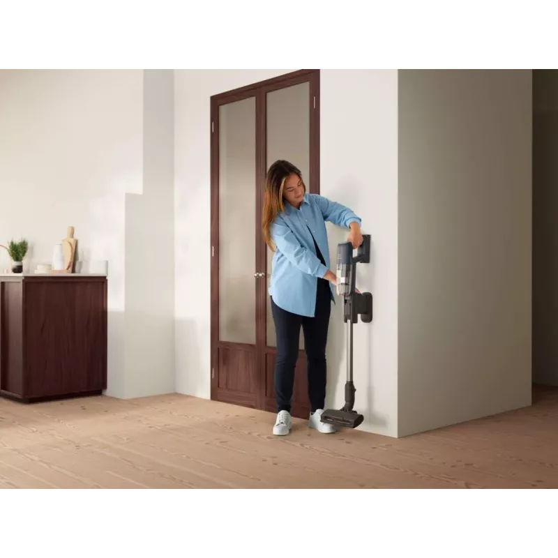 Electrolux EP71UB14DB Odkurzacz pionowy Akumulatorowy Na sucho Cykloniczny, Pianka, HEPA, Mikro Bezworkowy 0.3 l 57 W Niebieski 4 Ah