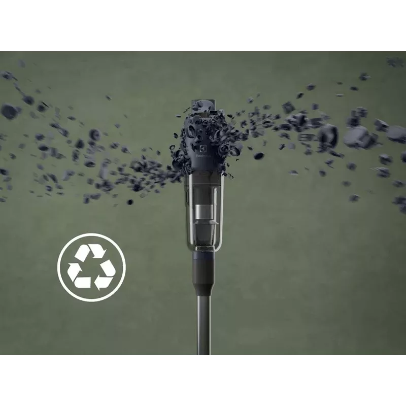 Electrolux EP71UB14DB Odkurzacz pionowy Akumulatorowy Na sucho Cykloniczny, Pianka, HEPA, Mikro Bezworkowy 0.3 l 57 W Niebieski 4 Ah