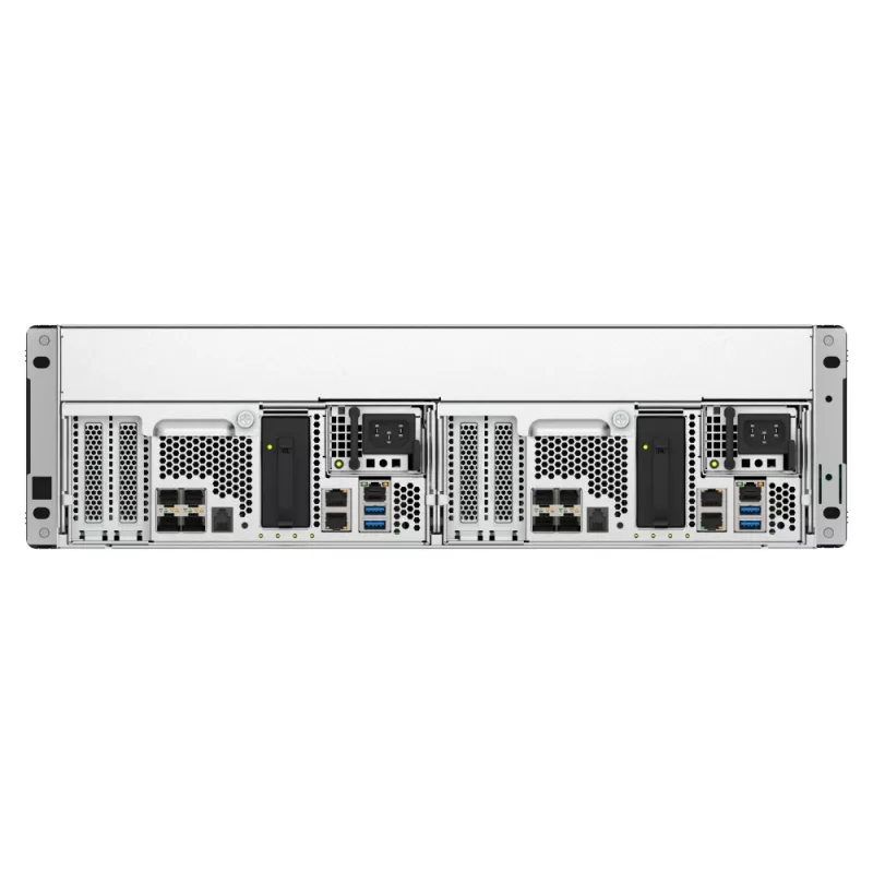 QNAP ES1686dc R2 NAS Rack (3U) Intel® Xeon® D D-2142IT 48 GB DDR4 0 TB QNAP QES Czarny, szary
