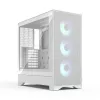 Fractal Design Pop 2 Air biały TG RGB Midi Tower PC case — ATX/Micro‑ATX/Mini‑ITX, szkło hartowane, 3x120mm wentylatory przednie