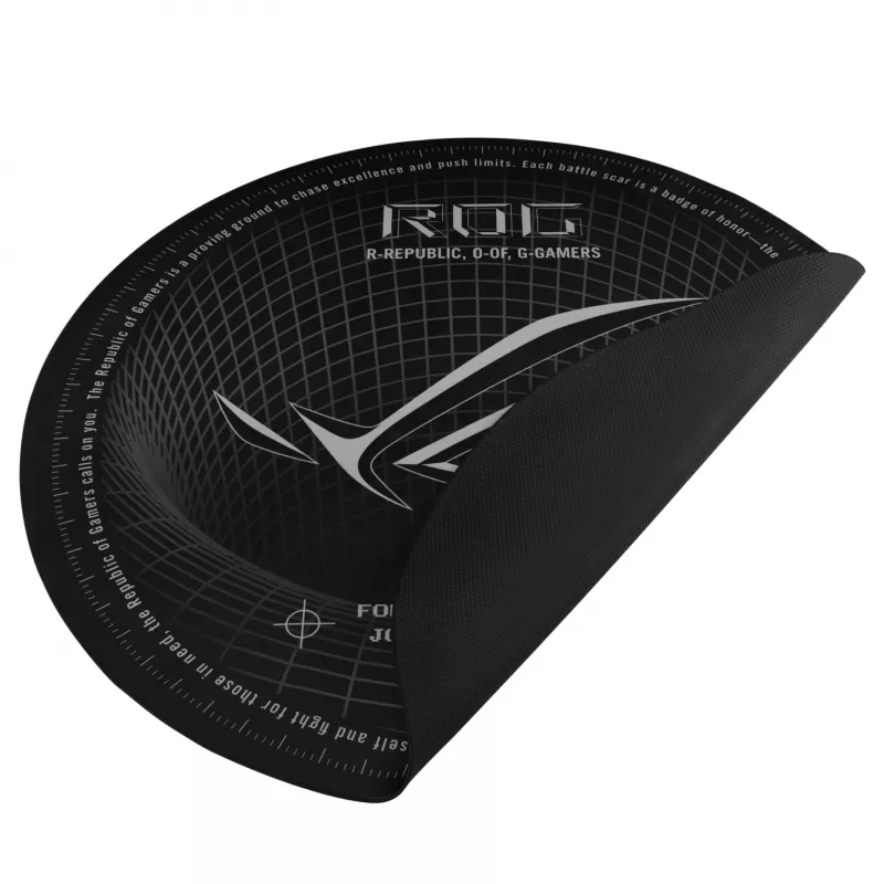 Mata podłogowa ASUS ROG Cosmic Mat II OS111, okrągła, średnica 117 cm, do fotela gamingowego lub biurowego