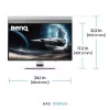 Monitor komputerowy BenQ EX271UZ 67,3 cm (26,5 cala) 3840 x 2160 pikseli 4K Ultra HD OLED Czarny, biały