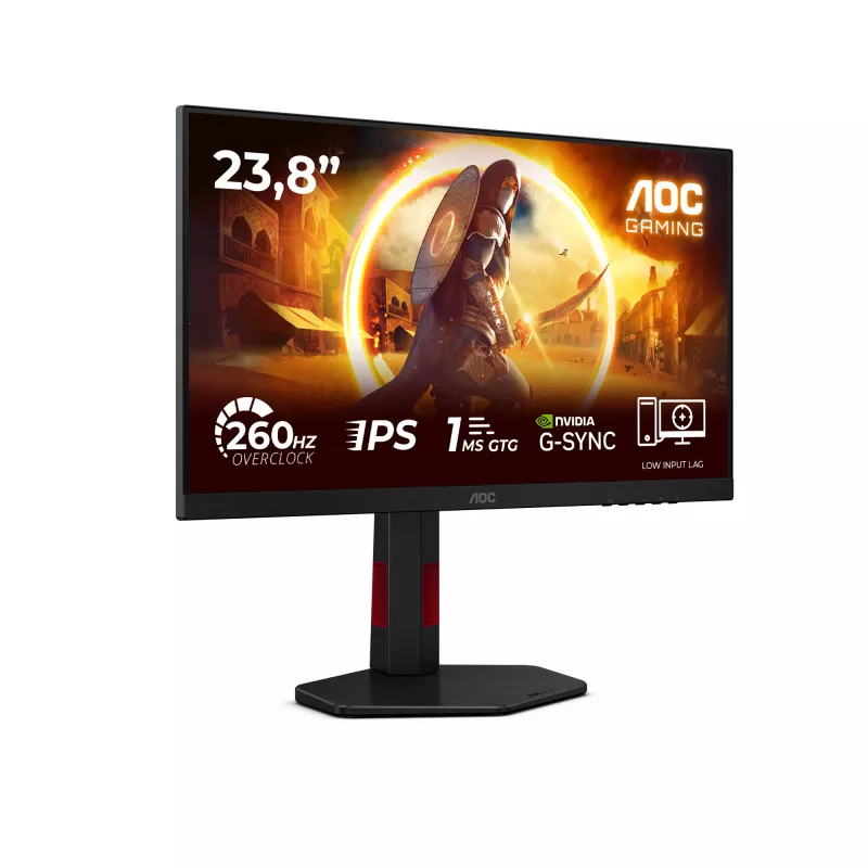 Monitor komputerowy AOC G4 24G4ZR 60,5 cm (23,8 cala) 1920 x 1080 pikseli Full HD LED Czarny, Czerwony