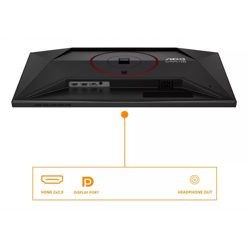 Monitor komputerowy AOC G4 24G4ZR 60,5 cm (23,8 cala) 1920 x 1080 pikseli Full HD LED Czarny, Czerwony