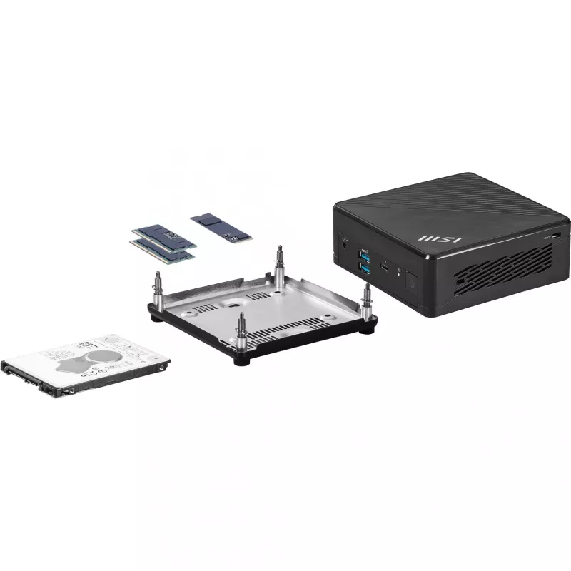 MSI Cubi 5 1M-438BEU 0.6L sized PC Czarny 120U Intel SoC