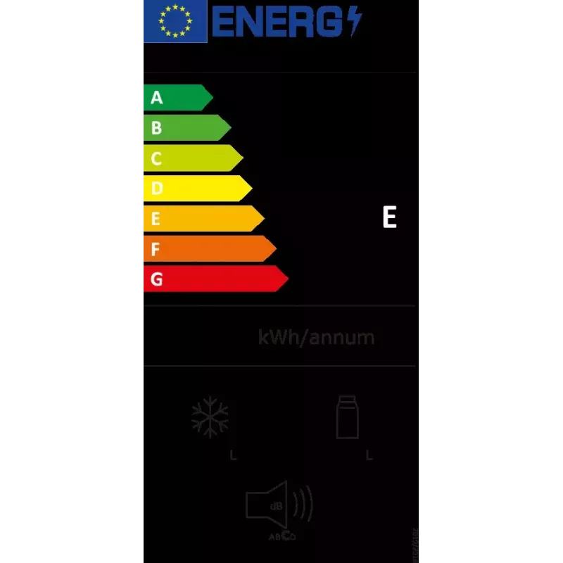 Lodówka BEKO TS190340N wolnostojąca combi, 85 L całkowitej pojemności (73 L chłodziarka / 12 L zamrażalnik), biała, klasa E, 818×475×500 mm